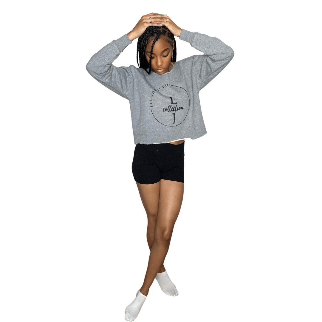 Jordan Off Shoulder Crop Sweater